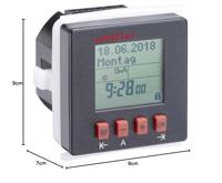 Müller 21812 Fronttafelinbouw-schakelklok Digitaal Dagprogramma, Weekprogramma IP20 - thumbnail