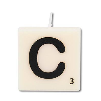 Paperdreams letter kaarsje c, 4st.