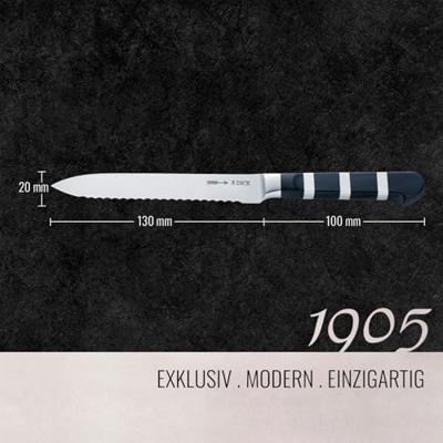 DICK 1905 Universeel mes gekartelde rand