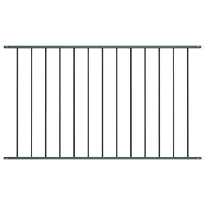 VidaXL Hekpaneel 1,7x1 m gepoedercoat staal antraciet