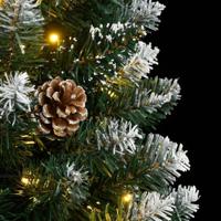 VidaXL Kunstkerstboom smal met 300 led's 210 cm - thumbnail