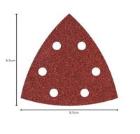 Wolfcraft Hechtschuurbladen | Korund | K180 | Geperforeerd | 95mm | 5 stuks - 1826000 - thumbnail