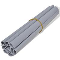 VidaXL Tuinscherm 70x0,19 m pvc lichtgrijs - thumbnail