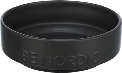 Trixie be nordic voerbak hond keramiek / rubber zwart