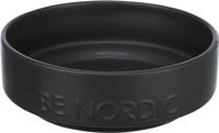 Trixie be nordic voerbak hond keramiek / rubber zwart - thumbnail