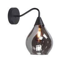 Highlight WandlampCambio zwart met smoke glas - W3859.01 - thumbnail