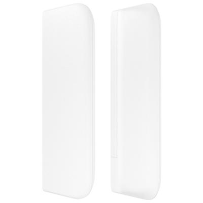 Boxspring met matras kunstleer wit 180x200 cm - thumbnail
