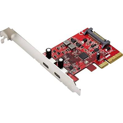 Renkforce RF-4599664 2 poorten USB 3.1 Gen 2-controllerkaart USB-C 3.1 Gen 2 PCIe