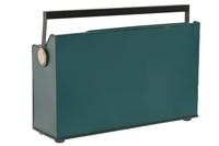 Bordsklocka Home ESPRIT Gouden Donkergroen Metaal Radio 24 x 8 x 17 cm - thumbnail