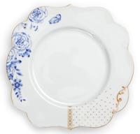 Pip Studio Royal White Ontbijtbord Golden Dots 23,5 cm - thumbnail