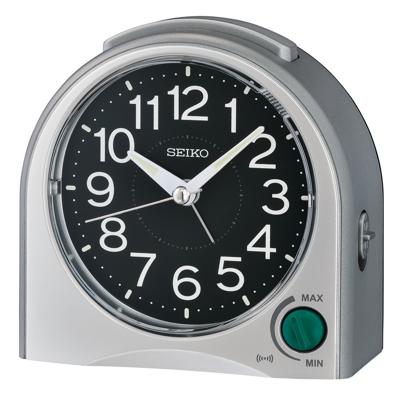 Seiko QHE192N Wekker, zwarte wijzerplaat met alarm 12 cm Seiko QHE192N Wekker, zwarte wijzerplaat met alarm 12 cm