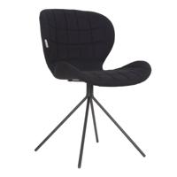 Zuiver Eetkamerstoel 'OMG' kleur Zwart - thumbnail