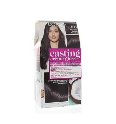 L'Oréal Paris Casting Crème Gloss 100 Black Caviar- Diep Zwart L'Oréal Paris Casting Crème Gloss 100 Black Caviar- Diep Zwart