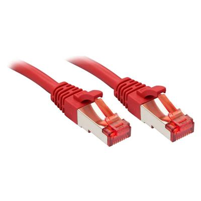 LINDY 47734 RJ45 Netwerkkabel, patchkabel CAT 6 S/FTP 2.00 m Rood Snagless 1 stuk(s)