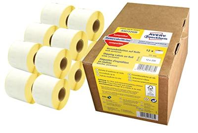Avery-Zweckform AS0722420 Etiketten 101 x 54 mm Papier Wit 1 stuk(s) Permanent hechtend Adresetiketten