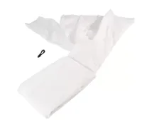 NATURE Winterafdekhoes koord Ø50cm - Wit - thumbnail