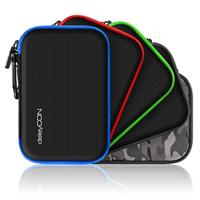 deleyCON Navigatie Tas Navigatie Case Tas voor Navigatieapparaten - 4,3 Inch & 5 Inch (14,6 x 9,3 x 3,4 cm) - Robuust Stootvast 2 Binnenvakken - Zwart/Groen - thumbnail