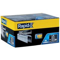Rapid Nieten Type 36 DP Gegalvaniseerd, Box 5x1000st Lengte 12mm - thumbnail