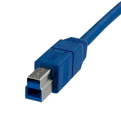 Kabel USB A naar USB B Startech USB3SAB1M Blauw