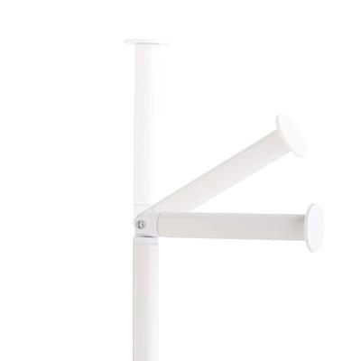 Toiletrolhouder metaal draaibaar wit