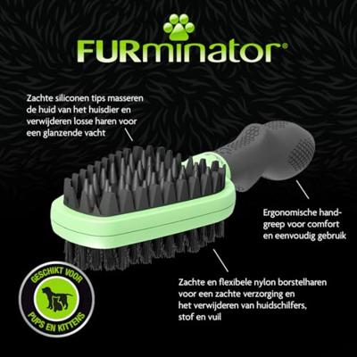 FURminator - dubbelzijdige borstel voor puppy's en kittens