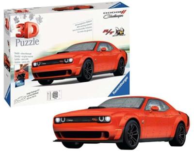 Ravensburger 3d puzzel dodge chall.r/t scat pack, 108st.