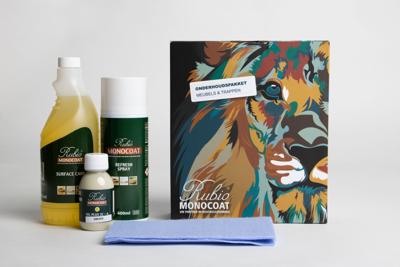 Onderhoudsset Eiken Forzalaqua Schuurspons, Doek & Olie Smoke