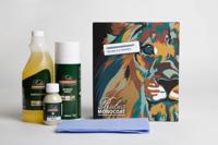 Onderhoudsset Eiken Forzalaqua Schuurspons, Doek & Olie Smoke - thumbnail