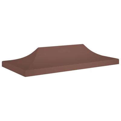 VidaXL Partytentdak 270 g/m² 6x3 m bruin