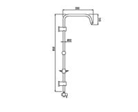 BWS Regendouche | Tondo | Met zeephouder | 20cm Stortdouche | Chroom | Opbouw (Excl. mengkraan) - thumbnail