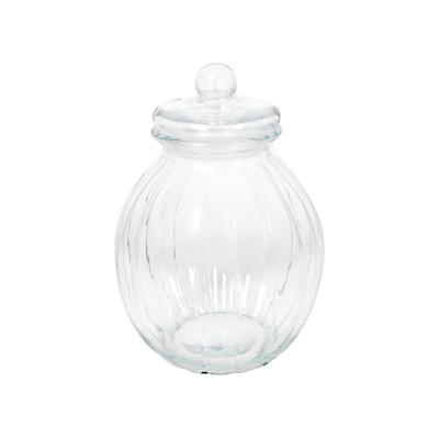 Voorraadpot glas pompoen