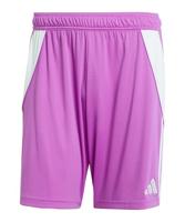 adidas Tiro 24 Voetbalbroekje Lichtpaars Wit - thumbnail