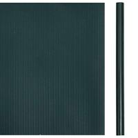 VidaXL Tuinscherm 35x0,19 m pvc matgroen - thumbnail