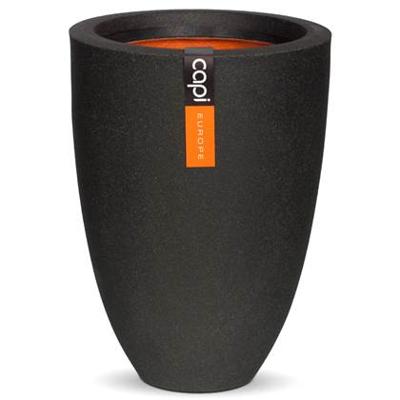 Capi Vaas Elegant Laag 36x47 cm - Zwart