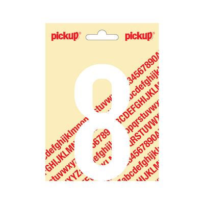 Plakcijfer Nobel 120mm wit 8 Pickup - Pickup Plakcijfer Nobel 120mm wit 8 Pickup - Pickup