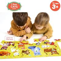 Banana Panda - ik hou van katten puzzel - 60st. - thumbnail