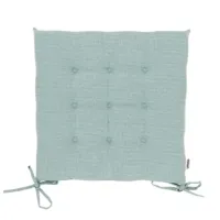 Unique Living Stoelkussen Bliss outdoor 40x40x3cm aqua blue - thumbnail