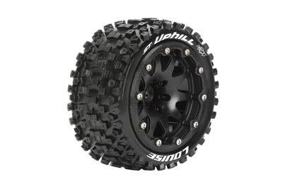 Louise ST-Uphill MFT banden op zwarte bead-lock velgen voor 1/10 - 1/2 offset Louise ST-Uphill MFT banden op zwarte bead-lock velgen voor 1/10 - 1/2 offset
