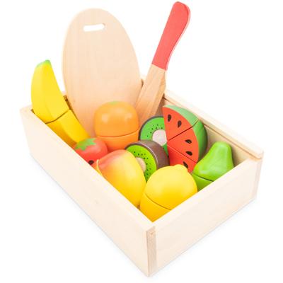 New Classic Toys houten fruitbox snijset