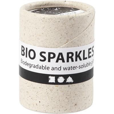 Creativ Company Bio-glitter, d 0,4 mm, zwart, 10 gr/ 1 doosje
