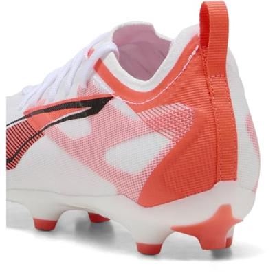 PUMA Ultra 5 Pro Gras / Kunstgras Voetbalschoenen (MG) Kids Wit Zwart Rood