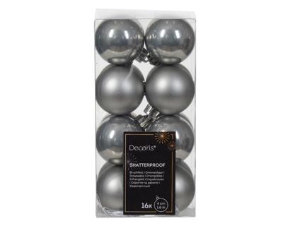 Kerstbal kunststof d4 cm mgrs 16st kerst Decoris - Decoris Kerstbal kunststof d4 cm mgrs 16st kerst Decoris - Decoris