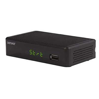 Denver DTB-148 DVB-T2 receiver Opnamefunctie, Duitse DVB-T2 standaard (H.265), Ethernetaansluiting, Front-USB, Geschikt voor LAN