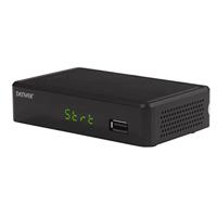 Denver DTB-148 DVB-T2 receiver Opnamefunctie, Duitse DVB-T2 standaard (H.265), Ethernetaansluiting, Front-USB, Geschikt voor LAN - thumbnail