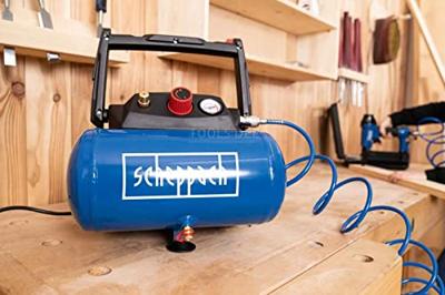 Scheppach Compressor HC06 8 bar 6 liter met accessoireset - 5906153901 - thumbnail