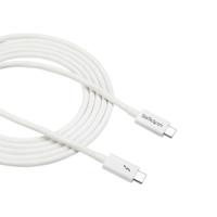 Thunderbolt 3-kabel 20 Gbit/s wit. 6ft 20 Gbit/s - wit - thumbnail