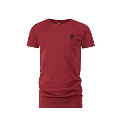 Vingino Essentials T-shirt met biologisch katoen donkerrood Vingino Essentials T-shirt met biologisch katoen donkerrood