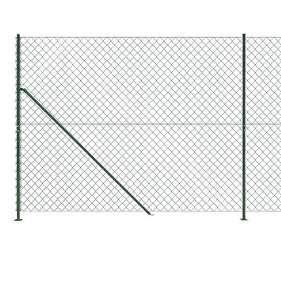 VidaXL Gaashek met flens 2x10 m groen