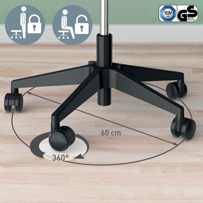 Leitz 65780095 bureau- en computerstoel Gecapitonneerde zitting