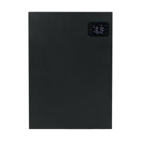 Eurom Alutherm Sani Convectorkachel - 40x56cm - 800watt - wifi - wand - Verticaal - mat zwart 361025 - thumbnail
